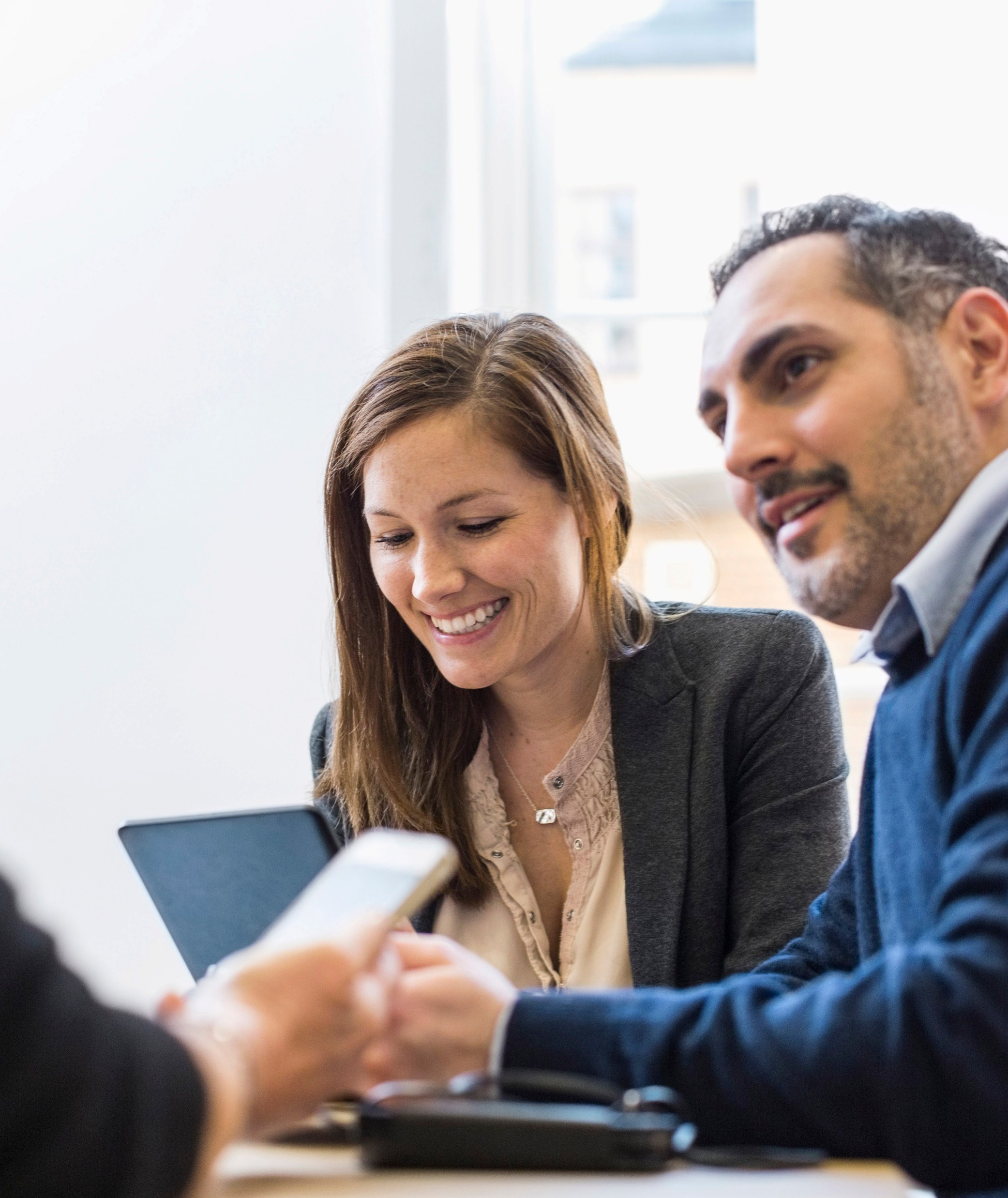 Team collaborating on platform strategy